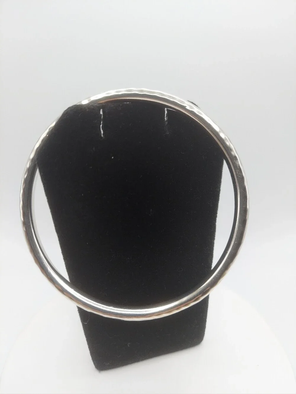 Silpada Retired Hammered Sterling Silver Bangle Vtg Bracelet, GC.